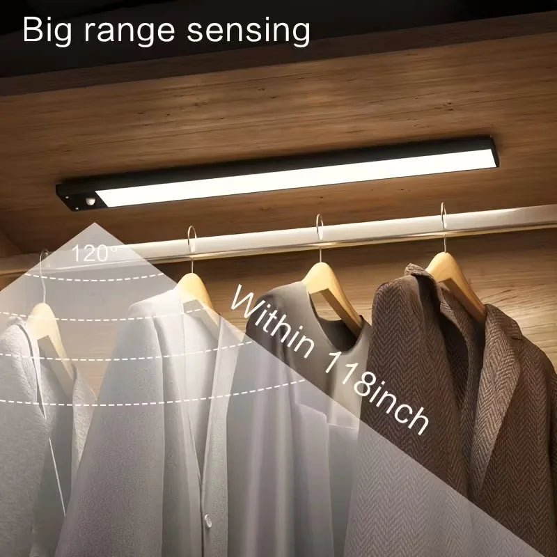 Magnetic LED Cabinet Light – USB-C Motion Sensor