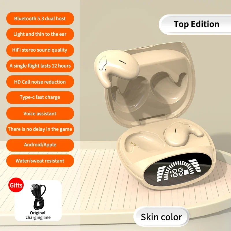 Mini TWS Bluetooth (5.3) Earphones, with Noise Cancellation