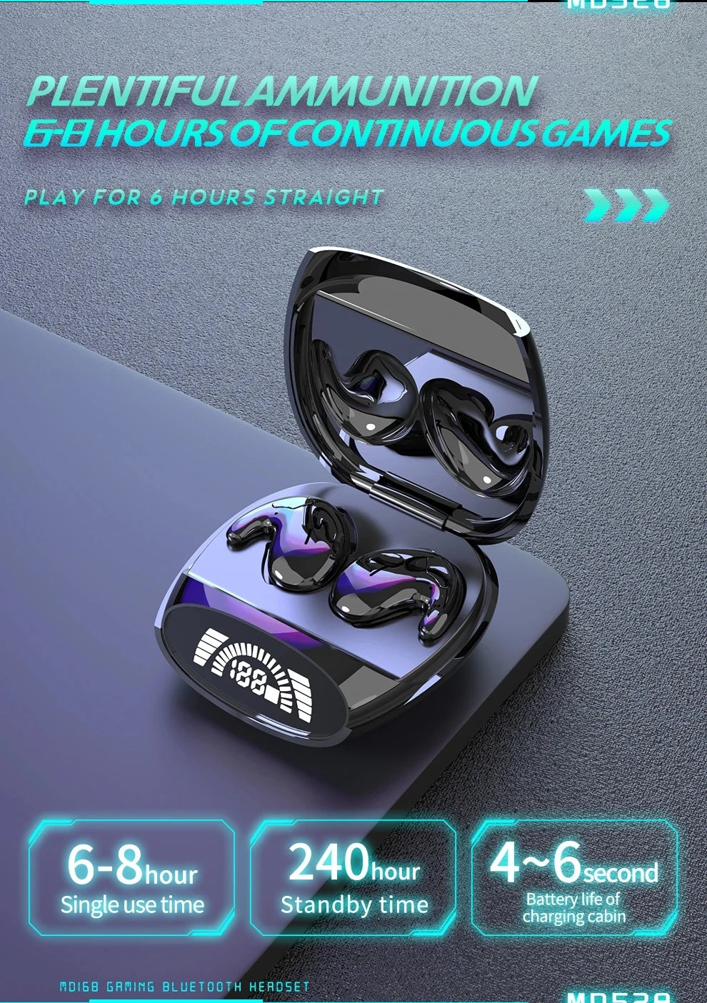 Mini TWS Bluetooth (5.3) Earphones, with Noise Cancellation